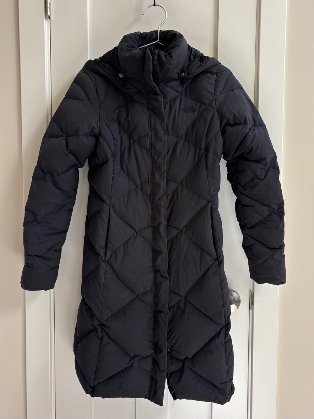 The North Face Miss Metro II Down Parka Coat Black Size S